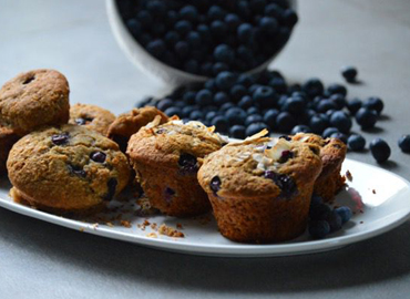Muffins de arándanos