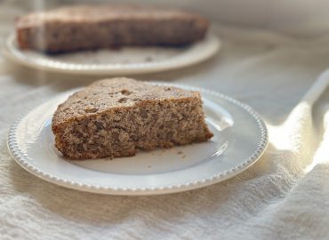 torta de nuez y suero